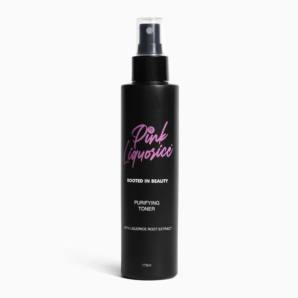 Black bottle of Purifying Toner